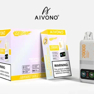 Wholesale Aivono Vapes Aim Magic 20000 Puffs Disposable Vape with LCD Screen Multiple Flavors 5% 3% 2% 0% Nicotine Support Bulk Buy 2