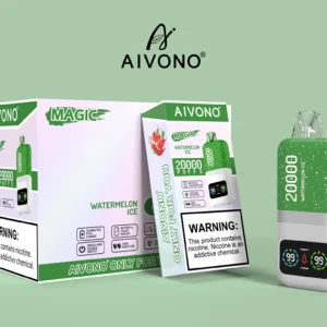 Wholesale Aivono Vapes Aim Magic 20000 Puffs Disposable Vape with LCD Screen Multiple Flavors 5% 3% 2% 0% Nicotine Support Bulk Buy 1