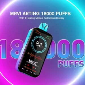 Newest Hot MRVI Arting 18000 Puffs 26ml 600mAh Battery 2% 5% Nicotine Dual Mesh Coil Wholesale Disposable Vape Pen With Full Display Screen (12)